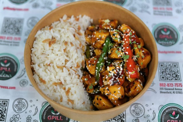 Korean BBQ Chicken with Rice.