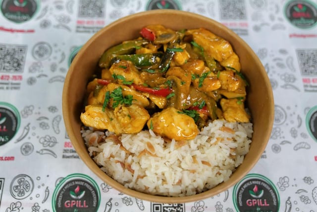 Curry Chicken with Rice.