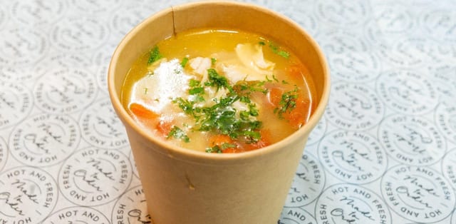 Chicken Orzo Soup.