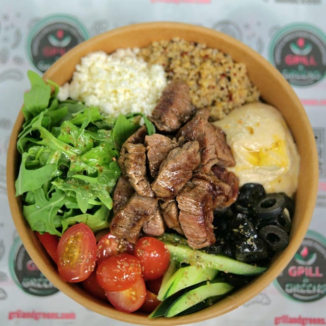 Mediterranean (Carb) Bowl - Catering(Serve 5-7).