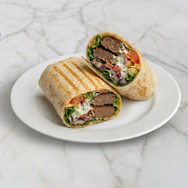 Kofte Kebab Wrap.