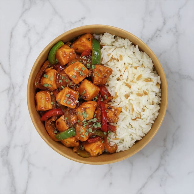 Chicken Sriracha Sauce.