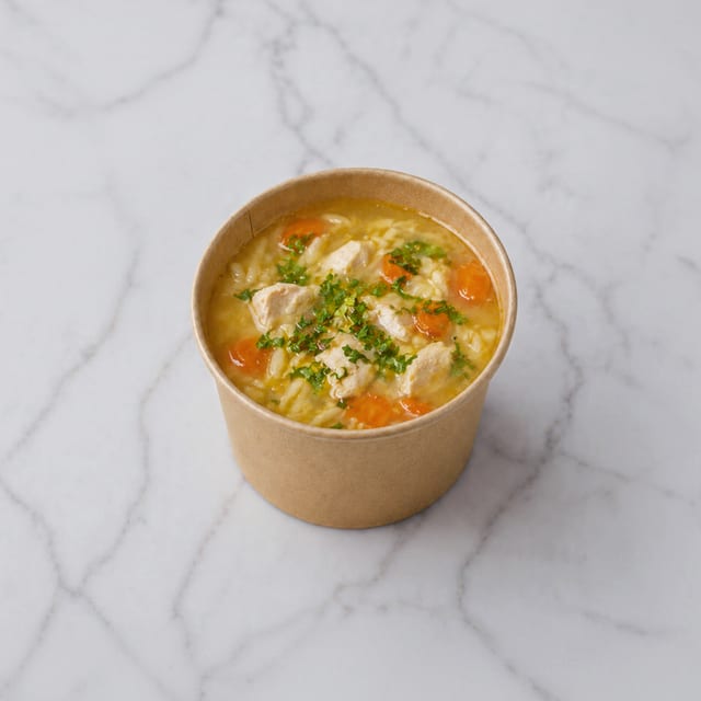 Chicken Orzo Soup.