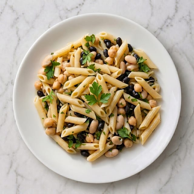 Three Bean Pasta Bowl.