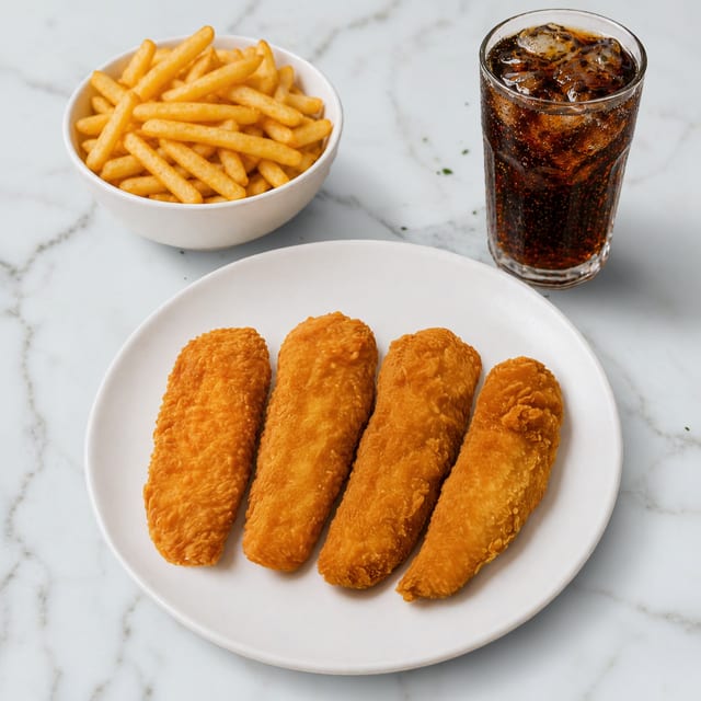 Chicken Tenders Combo (4 Pcs.).