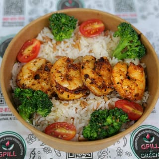 Grilled Shrimp w/ Rice orHouse Salad