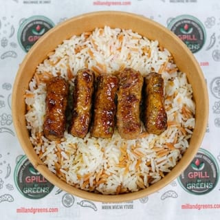 Kofte Plate with rice or Salad